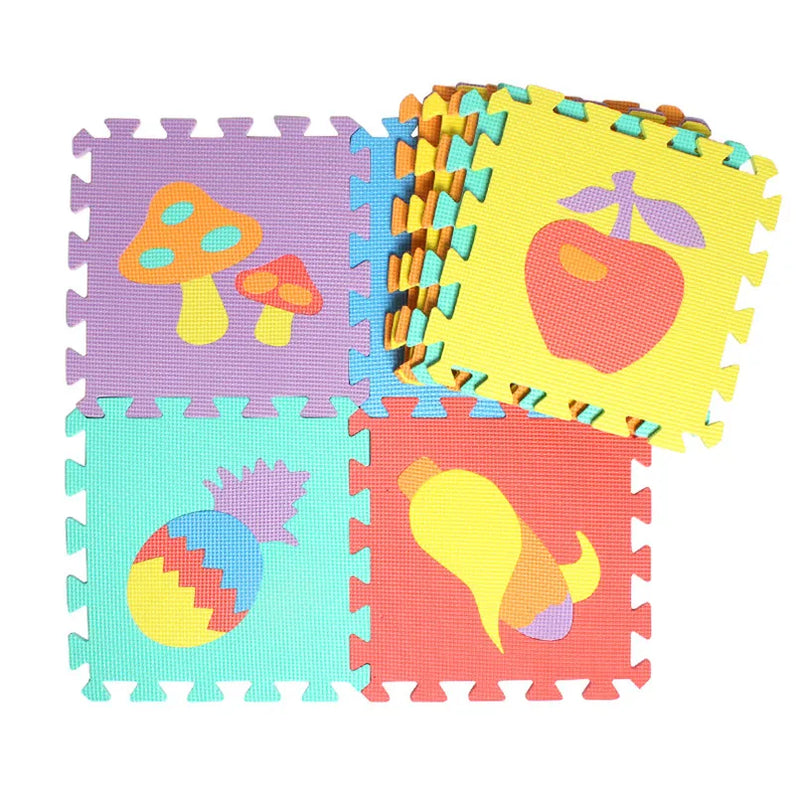 10/26Pcs 30*30cm EVA Baby Foam Crawling Mats Puzzle Toys For Baby Play Mat Educational Numbers Letter Animal Fruit Home Carpet