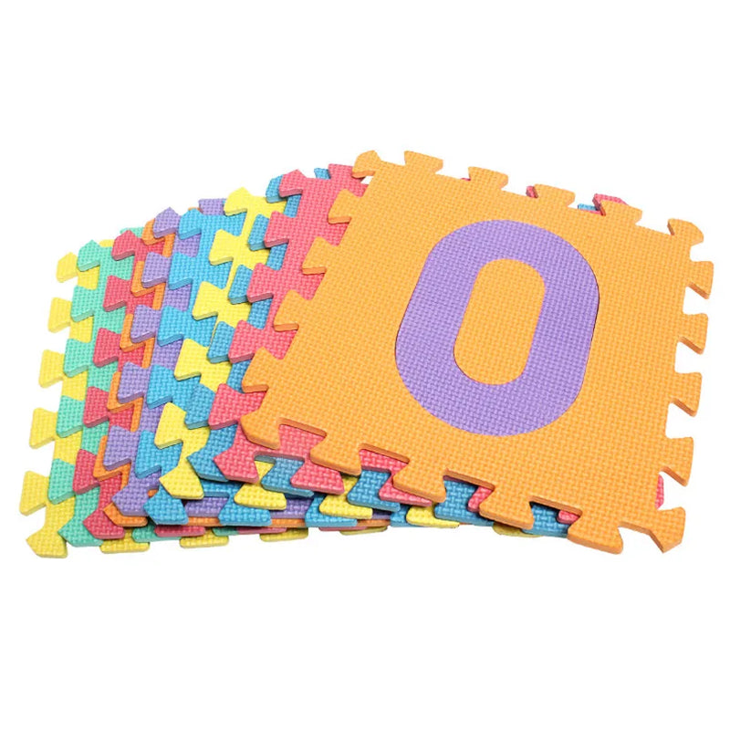 10/26Pcs 30*30cm EVA Baby Foam Crawling Mats Puzzle Toys For Baby Play Mat Educational Numbers Letter Animal Fruit Home Carpet