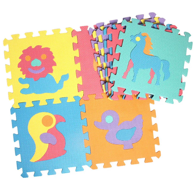 10/26Pcs 30*30cm EVA Baby Foam Crawling Mats Puzzle Toys For Baby Play Mat Educational Numbers Letter Animal Fruit Home Carpet