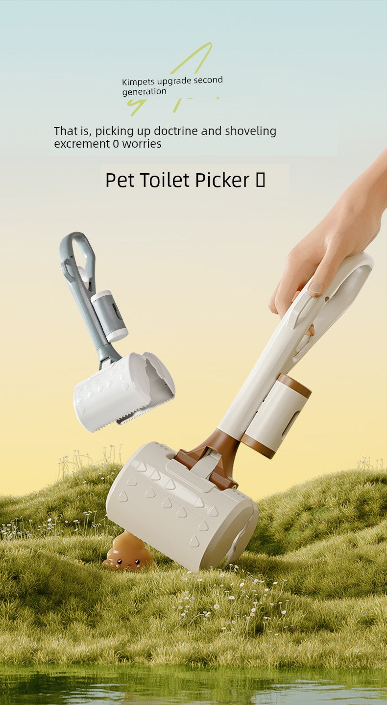 Dog Pooper Scooper Dog Poop Cleaning Artifact Pet Dog Shit Pick up Dog Toilet out Walking Dog Pooper Scooper Dog Outing Supplies